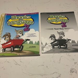 Abeka 2nd Grade Phonics & Language Workbooks Teacher & Test Key